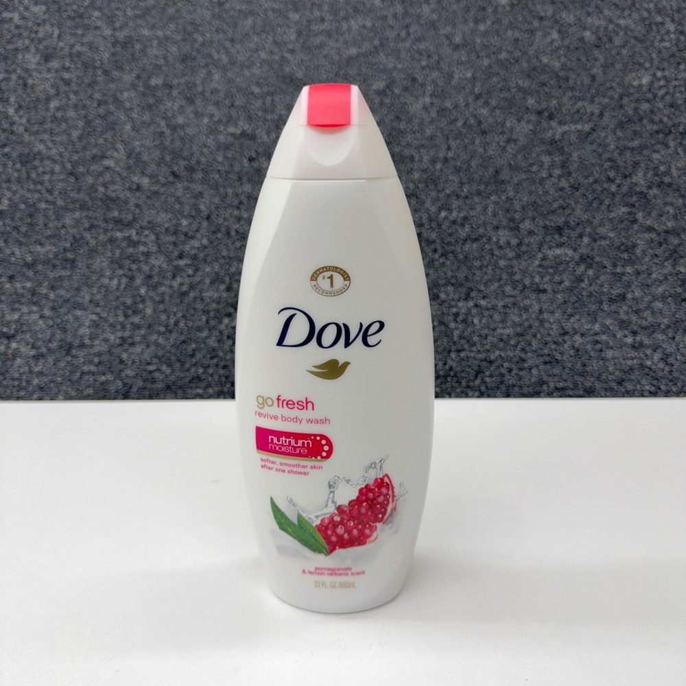 Dove Go Fresh Revive Body Wash Pomegranate & Lemon Verbena 22 oz NutriumMoisture